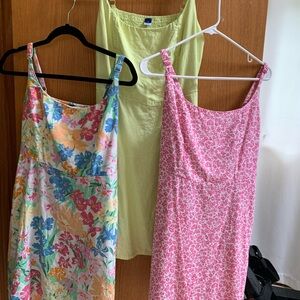 Old Navy Blue Sundresses 3 items